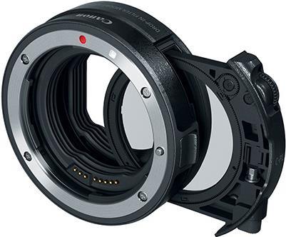 Canon Mount Adapter EF-EOS R with Drop-in Circular Polarizing Filter a