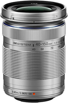 OM SYSTEM M.Zuiko Digital ED 40-150mm F4.0-5.6 R Lens - Silver