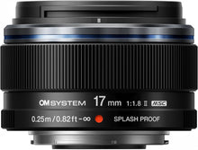 OM SYSTEM M.Zuiko 17mm F/1.8 II Black