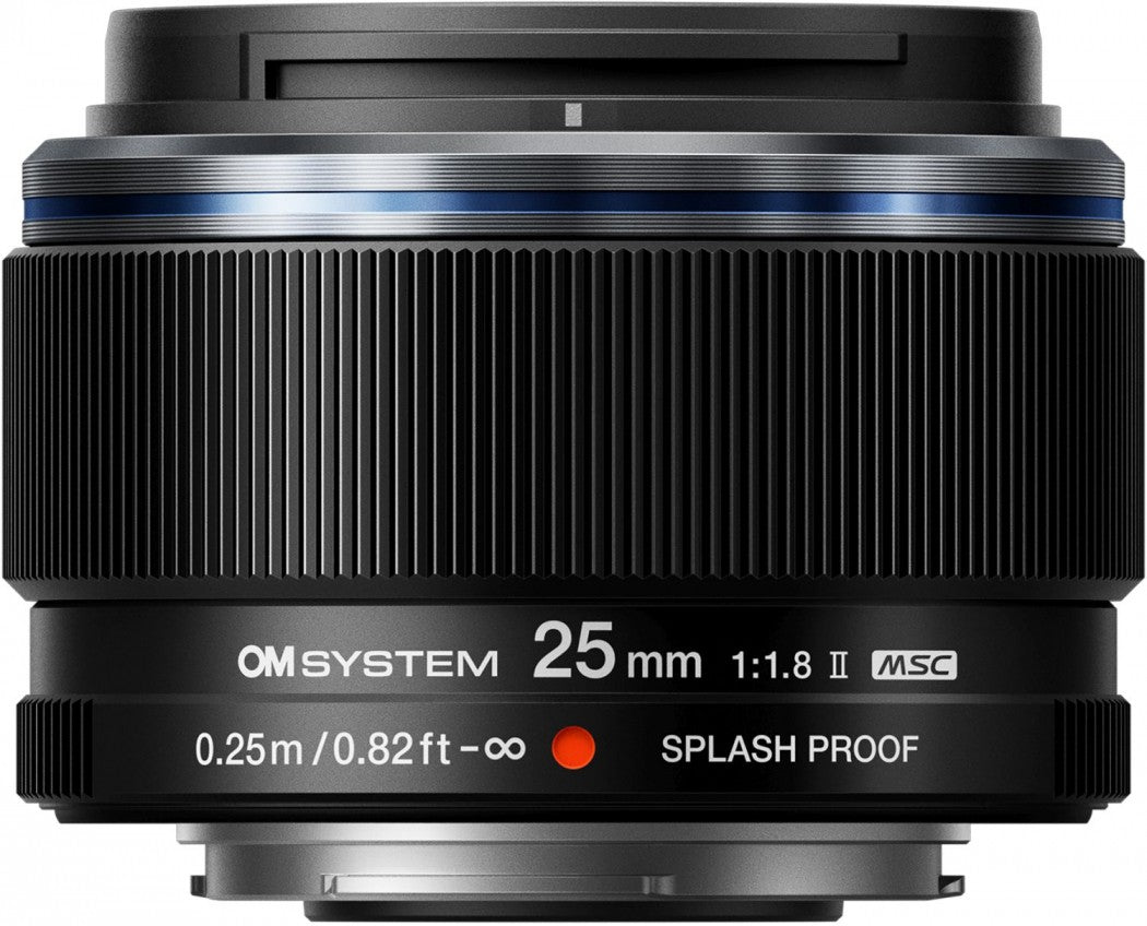 OM SYSTEM M.Zuiko 25mm F/1.8 II Lens Black