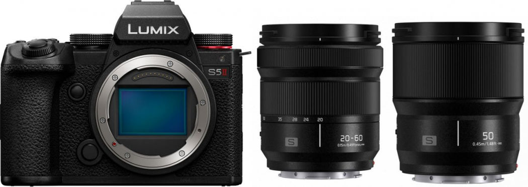Panasonic LUMIX S5 II + S 20-60mm & S 50mm