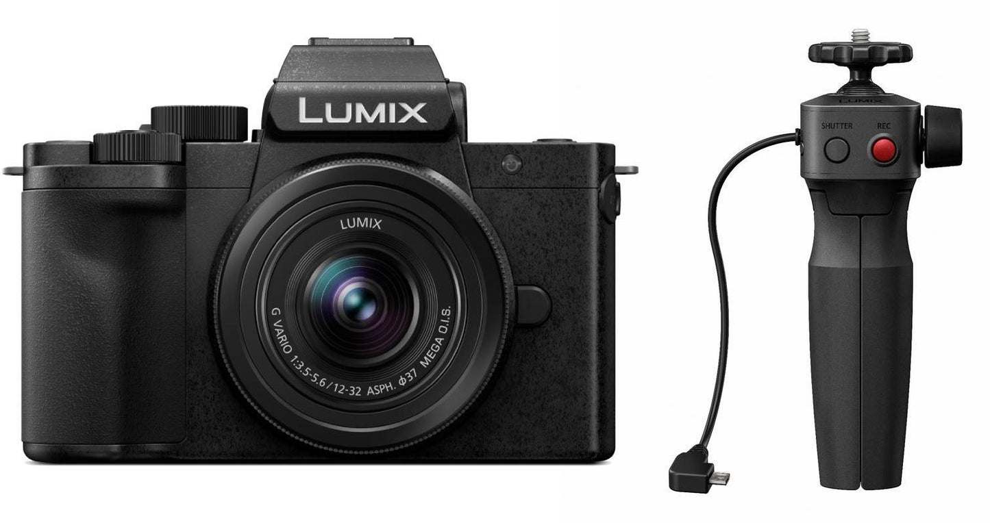 Panasonic Lumix DMC-G100V + 12-32mm E Kit Impugnatura per Treppiede