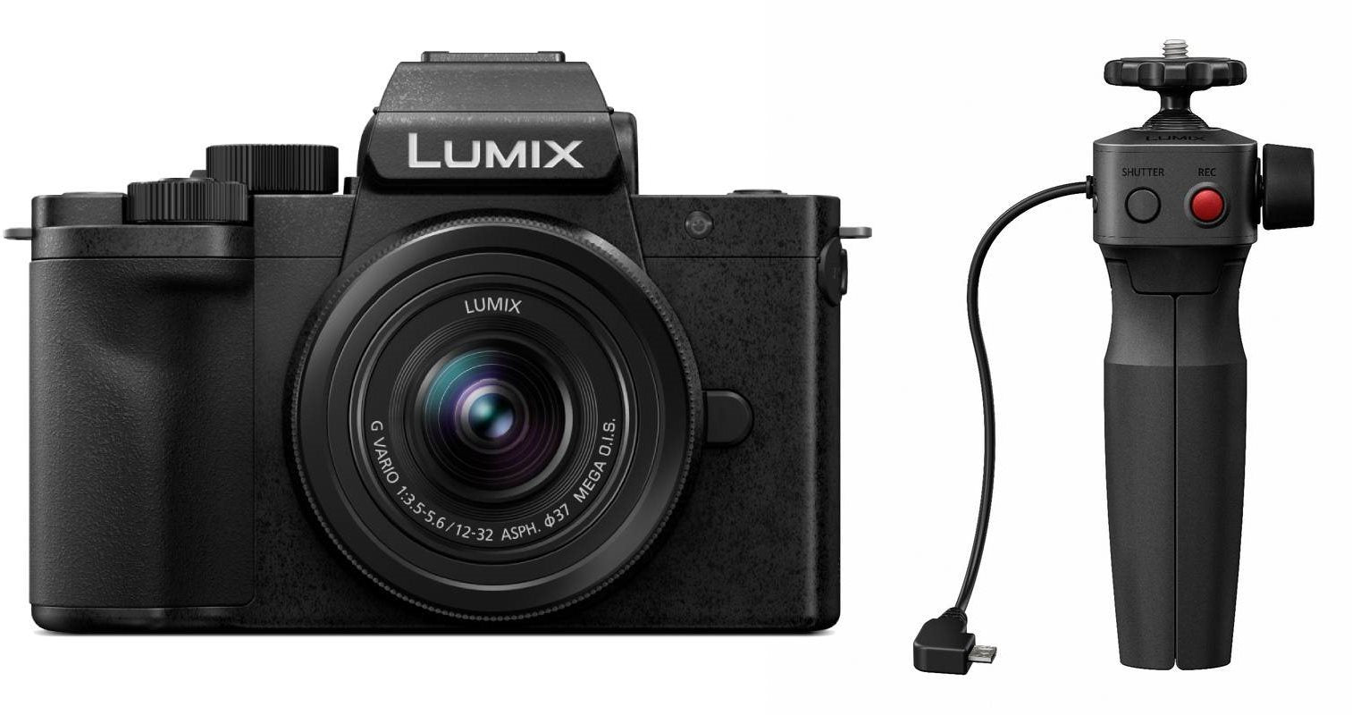Panasonic Lumix DMC-G100V + 12-32mm E Kit Impugnatura per Treppiede