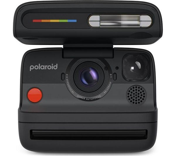 Polaroid Flip Instant Camera with Sonar Autofocus and Retro Design (Black)