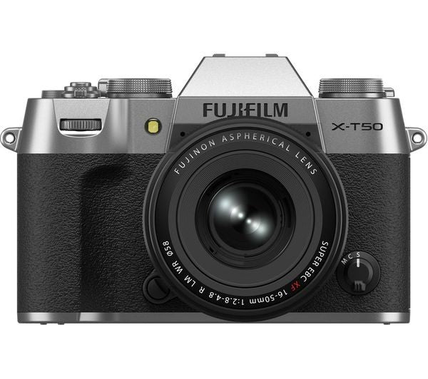 Fujifilm X-T50 Silver with XF16-50mm F2.8-4.8 R LM WR Lens