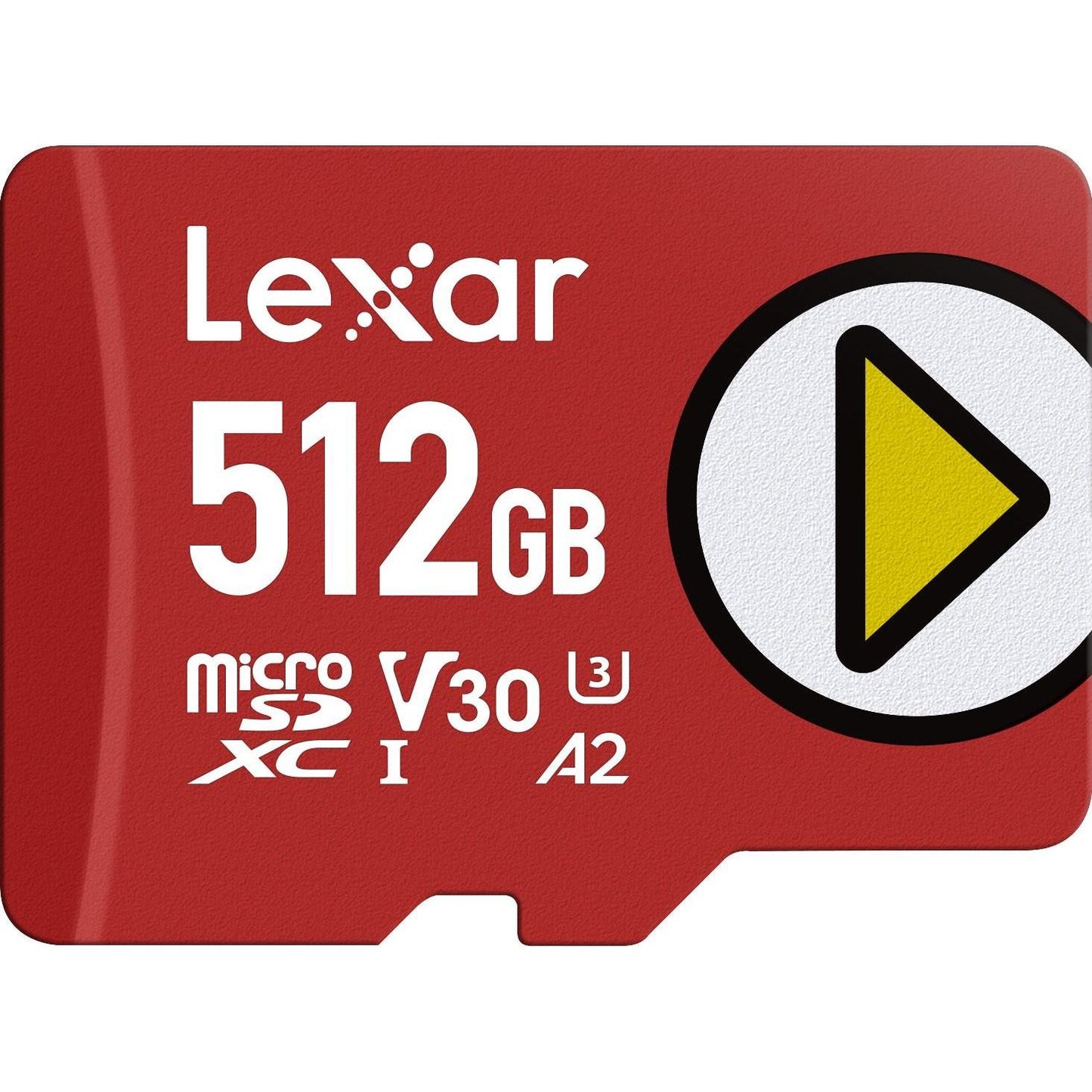 Lexar PLAY MicroSDXC UHS-I Card 512GB Class 10, U3, V30, A2, up to 205MB/s Read, up to 140MB/s Write 512GB Class 10, U3, V30, A2, up to 205MB/s Rea