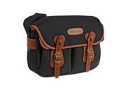 Billingham Hadley Small Shoulder Bag - Black Canvas/Tan