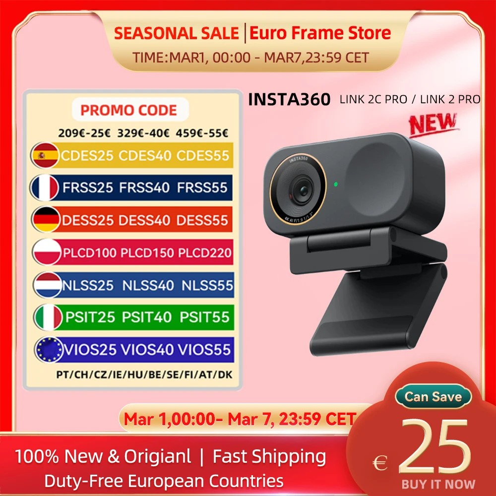 Insta360 Link 2 Pro Grphie Lck