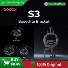 Godox S3 Speedlite Bracket for Godox AD200Pro AD200Pro II AD400Pro AD400Pro II AD600Pro