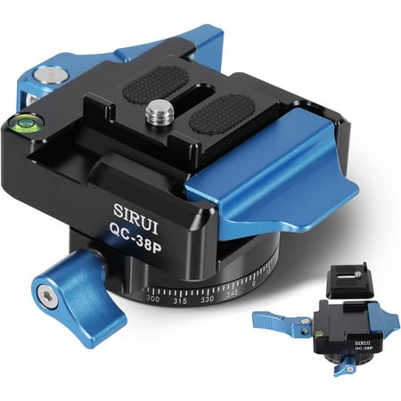 SIRUI Arca Quick Release Plate Kit W/ 360° Panoramic 1/4  and 3/8  Thread QC-38P