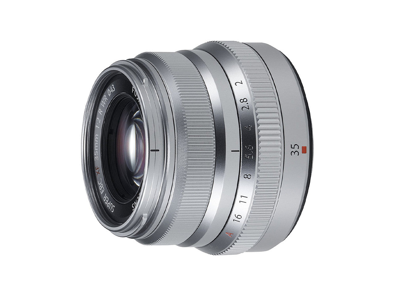 FUJI XF35mm F2 R WR Silver SUPER EBC FUJINON ASPH.