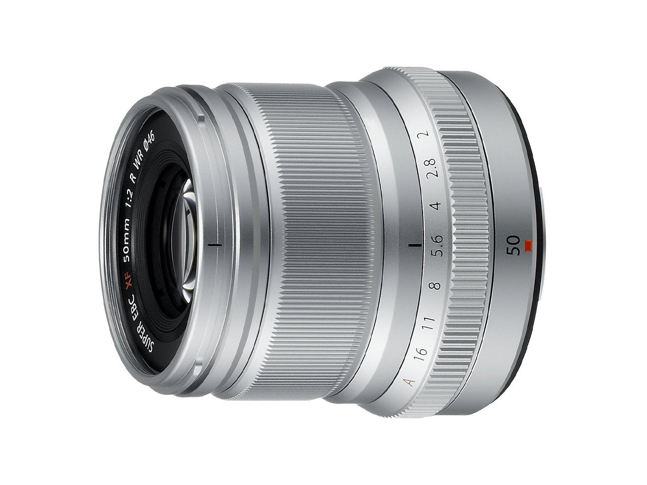 FUJI XF50mm F2 R WR Silver FUJINON
