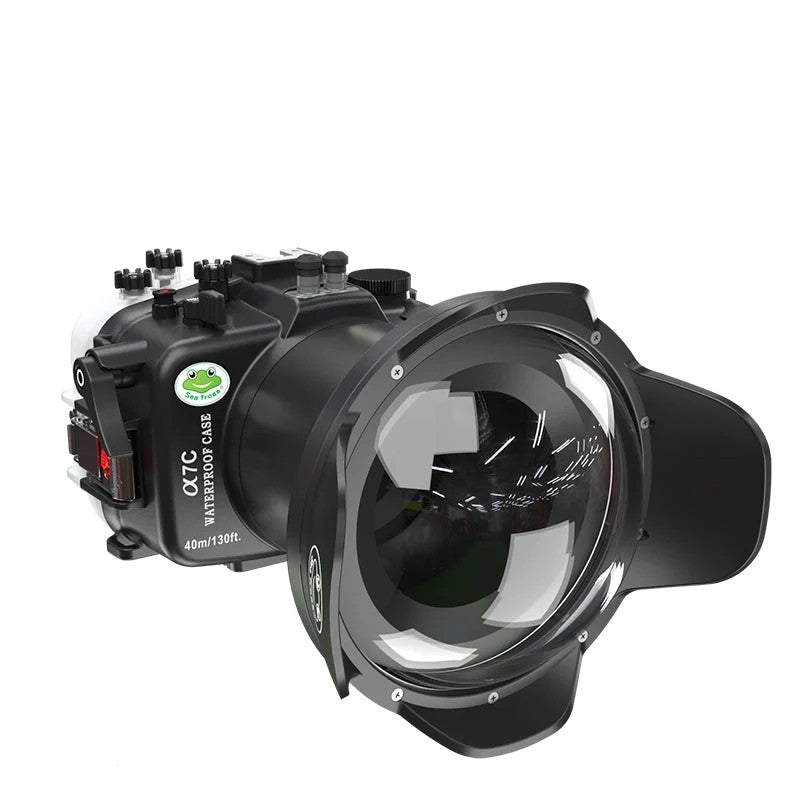 Seafrogs Sony A7C custodia policarbonato + dome per 16-35 F4
