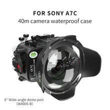 Seafrogs Sony A7C custodia policarbonato + dome per 16-35 F4