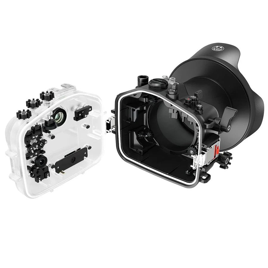 Seafrogs Sony A7 IV custodia policarbonato + dome per 16-35 F4