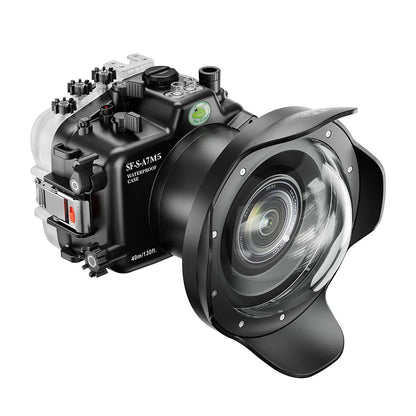 Seafrogs Sony A7 V custodia policarbonato + dome per 16-35 F4