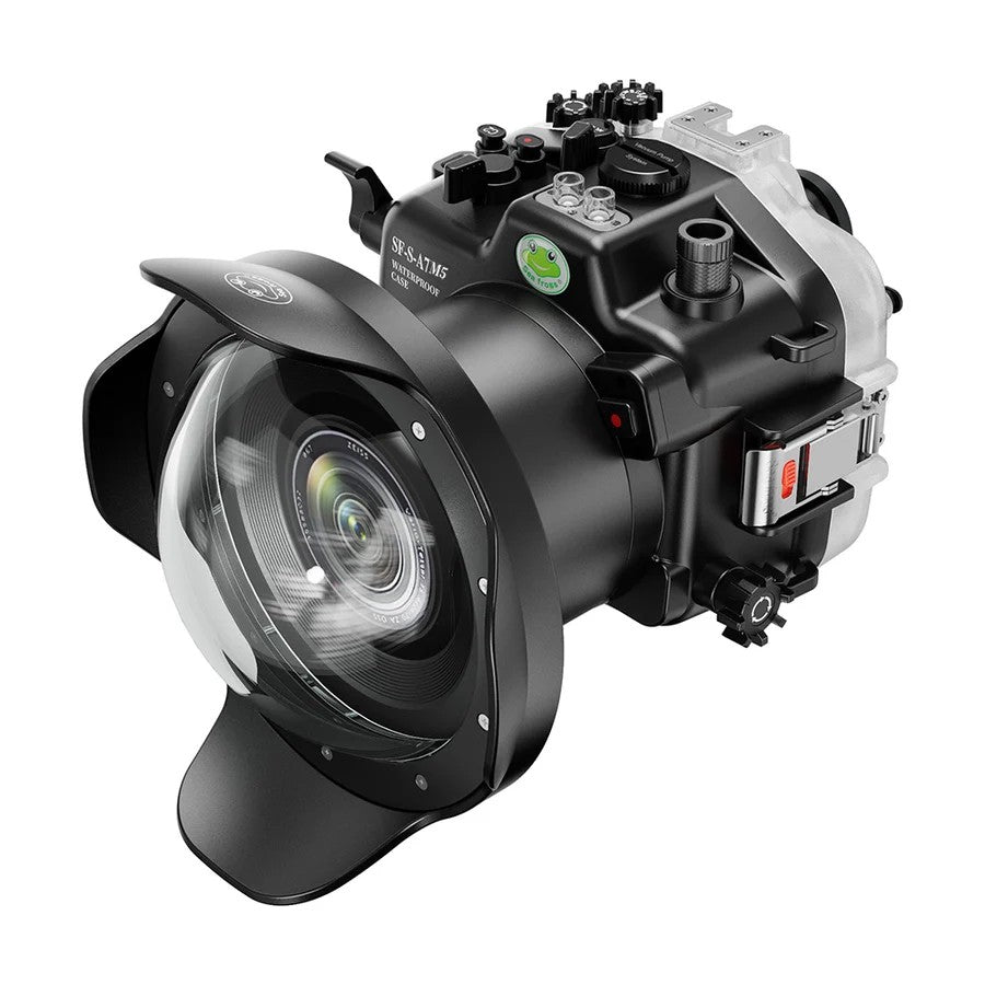 Seafrogs Sony A7 V custodia policarbonato + dome per 16-35 F4