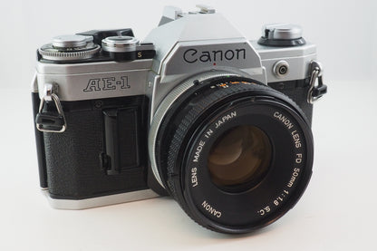 US. CANON AE-1 KIT  FD 50 F1.8 SC MAT. 1550999