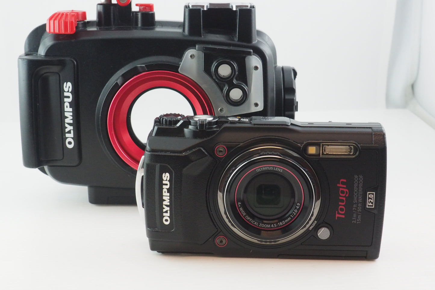 Olympus kit sub TG-5 + custodia sub PT-058 Usato