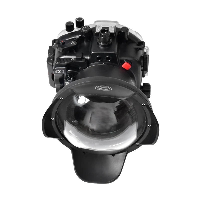 Seafrogs Sony A1 custodia policarbonato + dome per 16-35 F4