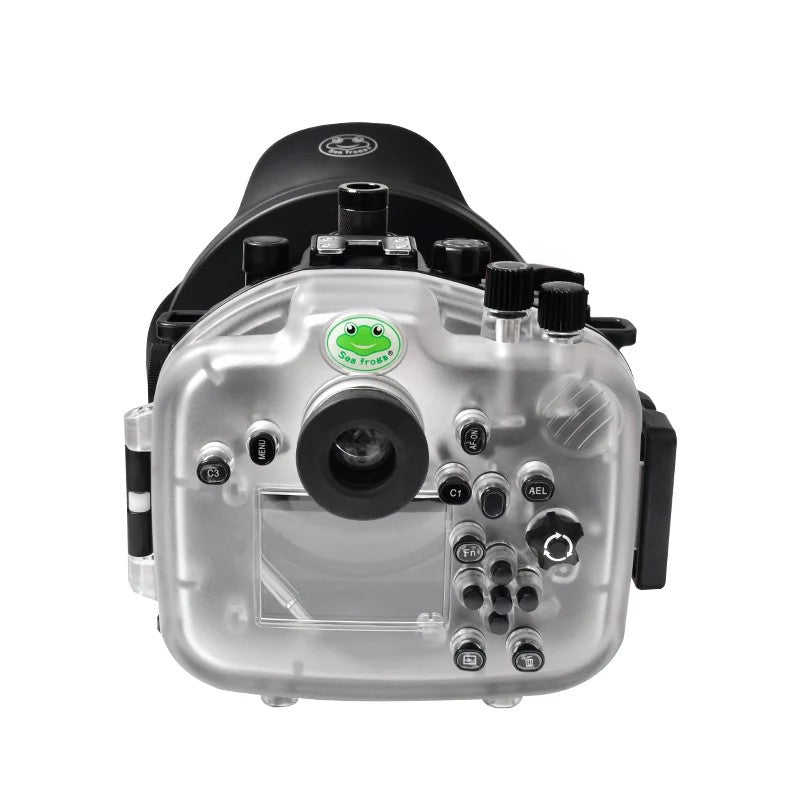 Seafrogs Sony A1 custodia policarbonato + dome per 16-35 F4