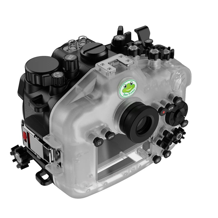 Seafrogs Sony A9 III custodia policarbonato + dome per 16-35 F4