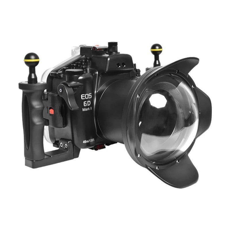 Seafrogs Canon Eos 6D MKII Custodia policarbonato + dome per 24-105 f4 L