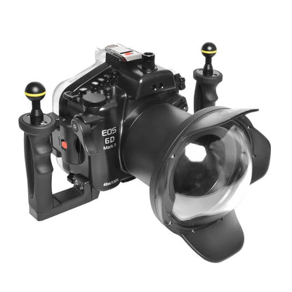 Seafrogs Canon Eos 6D MKII Custodia policarbonato + dome per 24-105 f4 L