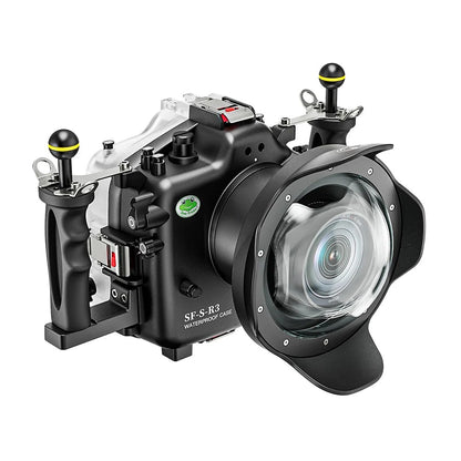 Seafrogs Canon Eos R3 custodia policarbonato + dome per RF 24-105 F4 L